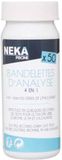 Neka Zwembad water kwaliteit teststrips - 50x stuks - 4 testen in 1 - onderhoud - snel werkend - buiten zwembaden