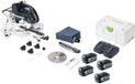 Festool KAPEX KSC 60 EB-Basic scie à onglet et coulissante sans balai 18 V / 36 V 216 mm + 4x batterie 5,0 Ah + chargeur double + Systainer