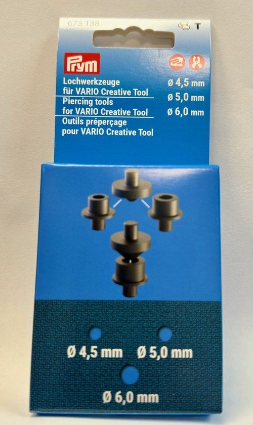Prym VARIO Creative Ponsstempels 4,5-6,0mm 673138