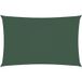 Parasol Voile/Ombrelle Tissu Oxford Rectangulaire 2x4,5 M Vert Foncé 21214
