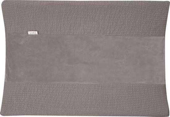 Witlof for kids Aankleedkussenhoes Warm Grey Waves 70x50cm Katoen Grijs