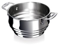 Merkloos Stoompan Roestvrij staal - Stoommandje - 16 / 18 / 20 cm - Met handgrepen