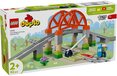 Lego Duplo Ville LEGO DUPLO - Stad Treinbrug en rails uitbreidingsset - 10426
