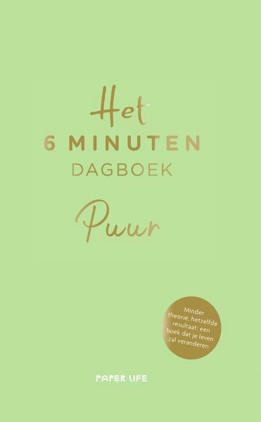 Dominik Spenst Het 6 minuten dagboek - PUUR hardcover