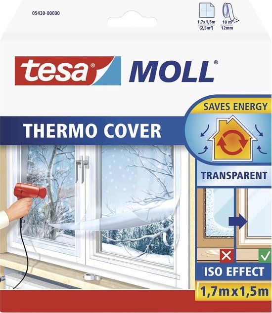 Tesa Thermo Cover Isolatiefolie - 1.7m x 1.5m