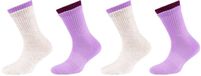 s.Oliver Originals Organic Rib 4-Pack Sokken - Gestreept - Rhapsody - Unisex - Katoen - Maat 39-42