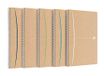 OXFORD Touareg Notitieboek, A4, kleine ruitjes, 5 mm, 100 pagina's, gerecycled papier, spiraalbinding, kraftpapier, willekeurige kleur