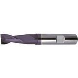 Fraise cylindrique longue, type N, queue HB - UF, en carbure monobloc, DIN 6527, surface recouverte de TiAIN, Ø D1 - H10 : 3,0 mm, Long. totale L1 57 mm