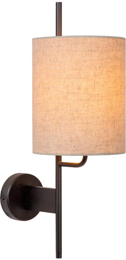 Lucide MAGIC Wandlamp Zwart met USB Oplaadpunt