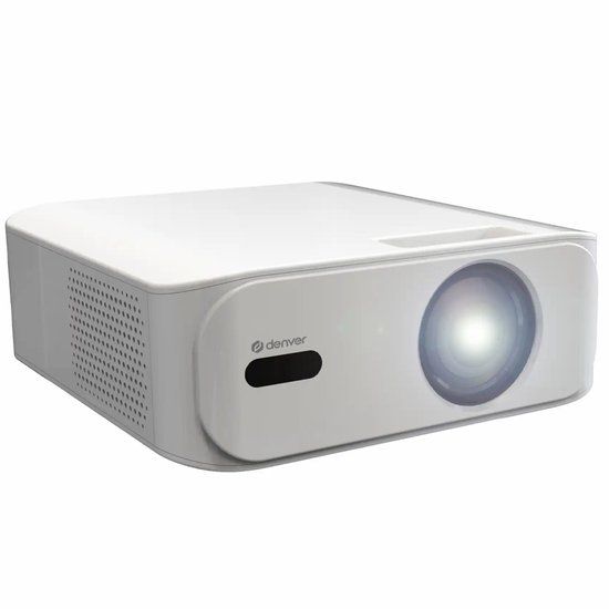 Denver PR4300 Beamer - 4K 3840x2160P - 400 ANSI Lumen - Mini Projector - HDMI - USB-C