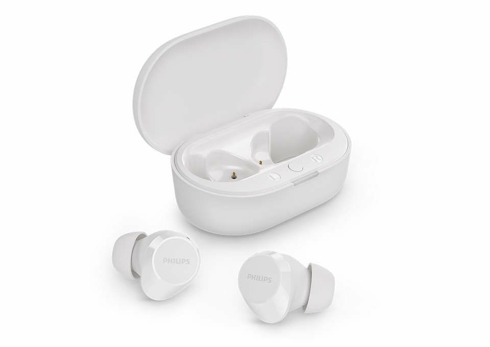 Philips Sound Philips TAT1209 True Wireless In-Ear Headphones - White