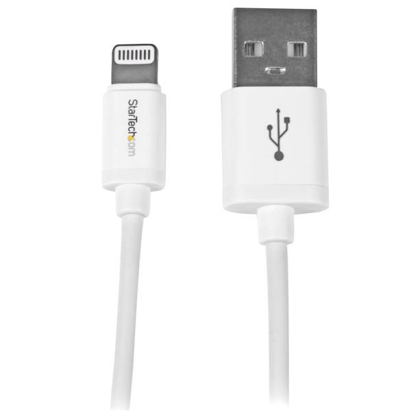 StarTech.com 0,3 m Lightning naar USB Kabel - Wit