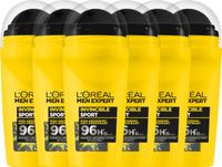 L'Oréal Paris Men Expert Invincible Sport Deodorant Roller - 96U anti-transpirant - 50ml - x6