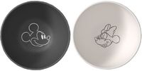 Villeroy & Boch Manufacture Rock Mickey Mouse Schaaltjes Set 2-Delig
