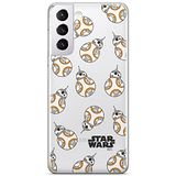 ERT GROUP mobiel telefoonhoesje voor Samsung S21 origineel en officieel erkend Star Wars patroon BB 8 004 optimaal aangepast aan de vorm van de mobiele telefoon, gedeeltelijk bedrukt