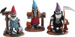 Lemax Skeleton Garden Gnomes, Set Of 3