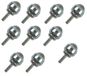 Roulements à billes pivotants en acier au carbone pour meubles et armoires - 10 pièces