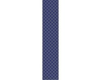 Ambiance Sticker Voorgelijmd vliesbehang - RETRO BLAUW EN GEEL ORNAMENTEN - 1 rol van 300x60cm