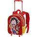 One KARACTERMANIA One Piece Luffy-Kleine 3D rugzak met wielen, rood