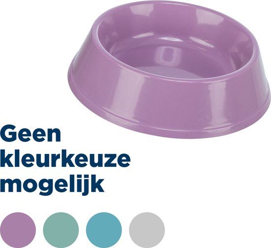 TRIXIE Voerbak / Waterbak Kat Kunststof Assorti - 12 cm - 200 ml