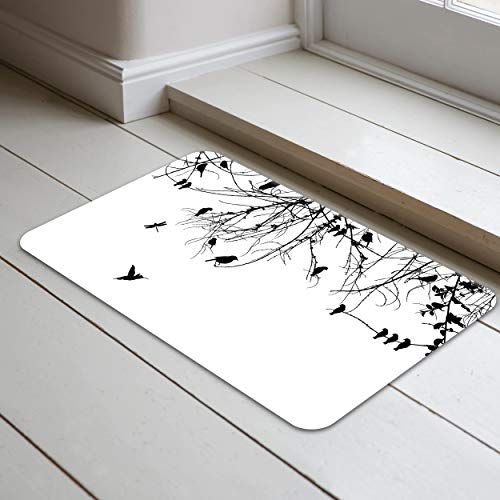Bonamaison antislip Badmatten - Doormat, eenvoudig te reinigen badmat, zacht Polyester douchekleed 1 Stuk 40 x 70 cm - Ontworpen en geproduceerd in Turkije