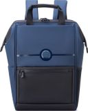 DELSEY Turenne Soft Rugzak – 14 Inch Laptopvak – 1,14 kg – Gerecycled Waterdicht PU – Smart Sleeve – Night Blue