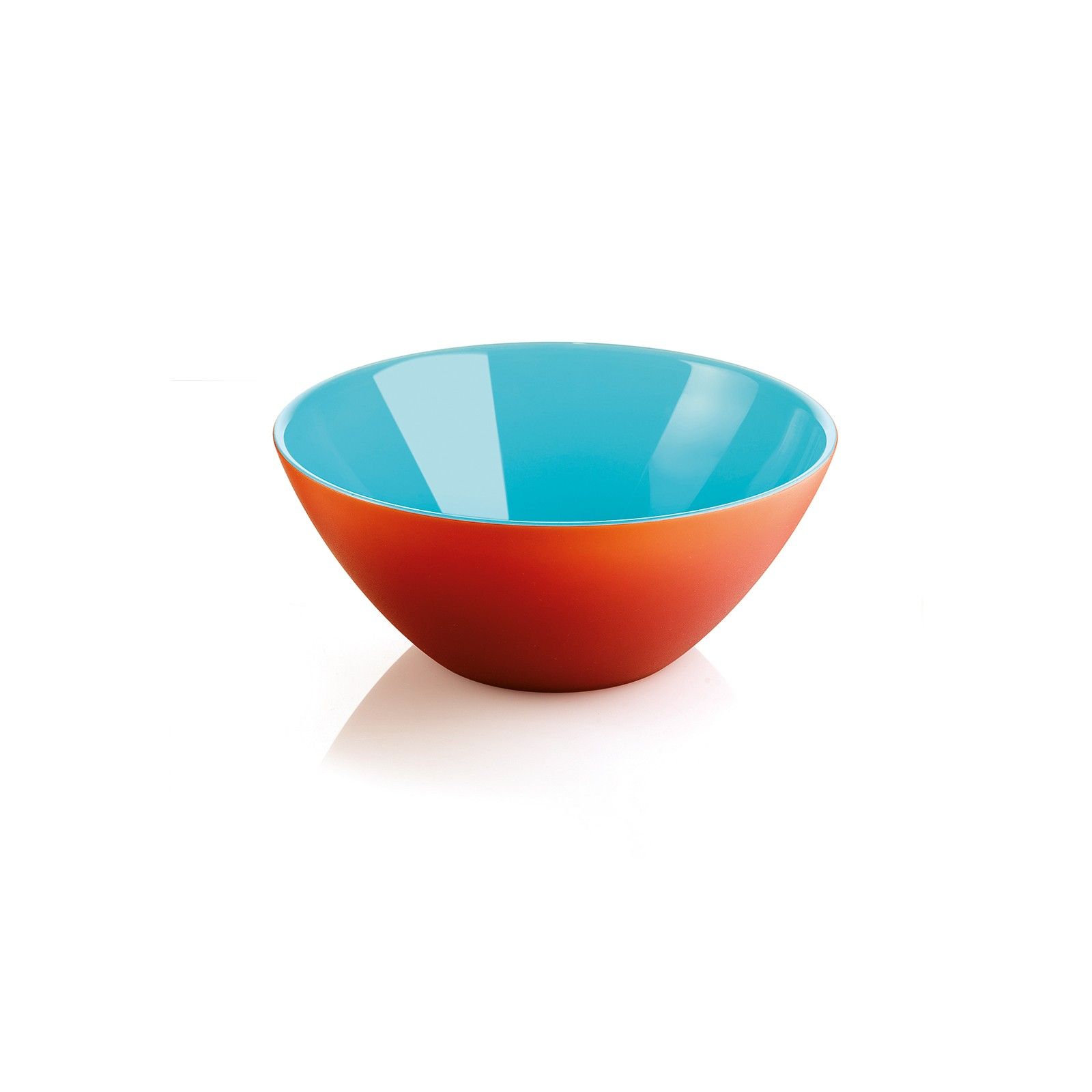 Guzzini My Fusion Eetschaal - 20 cm - Rond - Blauw/Oranje