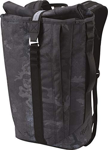 Nitro Scrambler, zakelijke rugzak met roll-top en gevoerd 15 inch breed laptopvak, Urban Mobility rugzak, koeriersrugzak, dagelijkse rugzak, Gesmede Camo (zwart) - 1181-878065