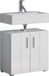 Trendteam Wastafelonderkast Wons Wit 60 x 58 cm