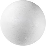 Rayher hobby materialen Piepschuim bol/bal - wit - D10 cm
