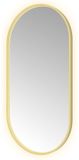 Hotbath &More Mirrors Oval LED Badkamerspiegel - Ovaal - 120 x 60 cm - Geborsteld Messing Pvd