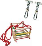 Playwood - Houten baby / peuter hekschommel - Inclusief 2 indoor schommelhaken