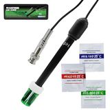 14.00PH TEKCOPLUS 14.00PH Sonde Elektrode met BNC Kabel voor Water, Pool, Hydrocultuur, Kalibratiepoeder, Aquarium (pH-elektrode)