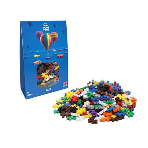 Plus-Plus 9603350 Geniaal constructiespeelgoed, Open Play Basic, bouwstenenset, 300 delen