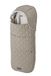 Inglesina Chancelière thermique pour poussette 3 en 1, intérieur en polaire chaude, extérieur matelassé imperméable, capuche amovible, compatible avec harnais à 5 points, 44 x 92 cm, beige moyen