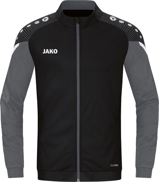JAKO Performance Polyester Jacket - Men - Black/Anthracite Light - Size 2XL
