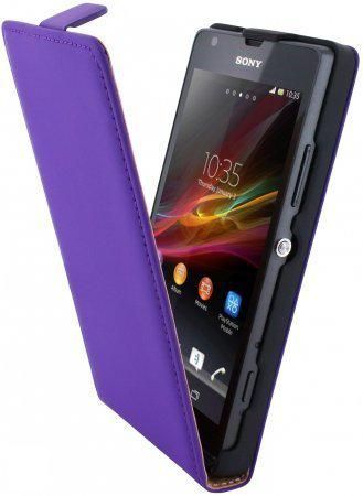 Mobiparts Premium Flip Case Sony Xperia SP Purple