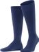 FALKE Ultra Energizing met sterke compressie katoen kniekousen heren blauw - maat 41-42