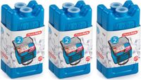 Plasticforte 90 grams éléments réfrigérants - 6x pièces - 11 x 5.5 cm - bleu - plastique