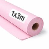 OFITURIA Kraftpapier pastelroze – rol 1 x 3 m – 3 rollen – cadeaupapier en verpakking voor pakketten, doe-het-zelf en verhuizing; duurzaam, gemakkelijk te snijden, ideaal voor knutselwerk
