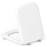 WC-Bril YEAUPE PRO WC-Bril Vierkante met Softclosemechanism & Handgreep, Snelsluiting voor Eenvoudige Reiniging, Wit