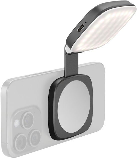 SmallRig 4933 Vibe P48 Detachable Mobile Phone LED Light - Black