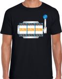 Bellatio Decorations Fruitmachine boring/drunk / gokmachine saai/dronken fun t-shirt - zwart - heren - Feest outfit / kleding / shirt XXL