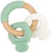 Saro Bijtring Keys 10 cm Hout Mintgroen