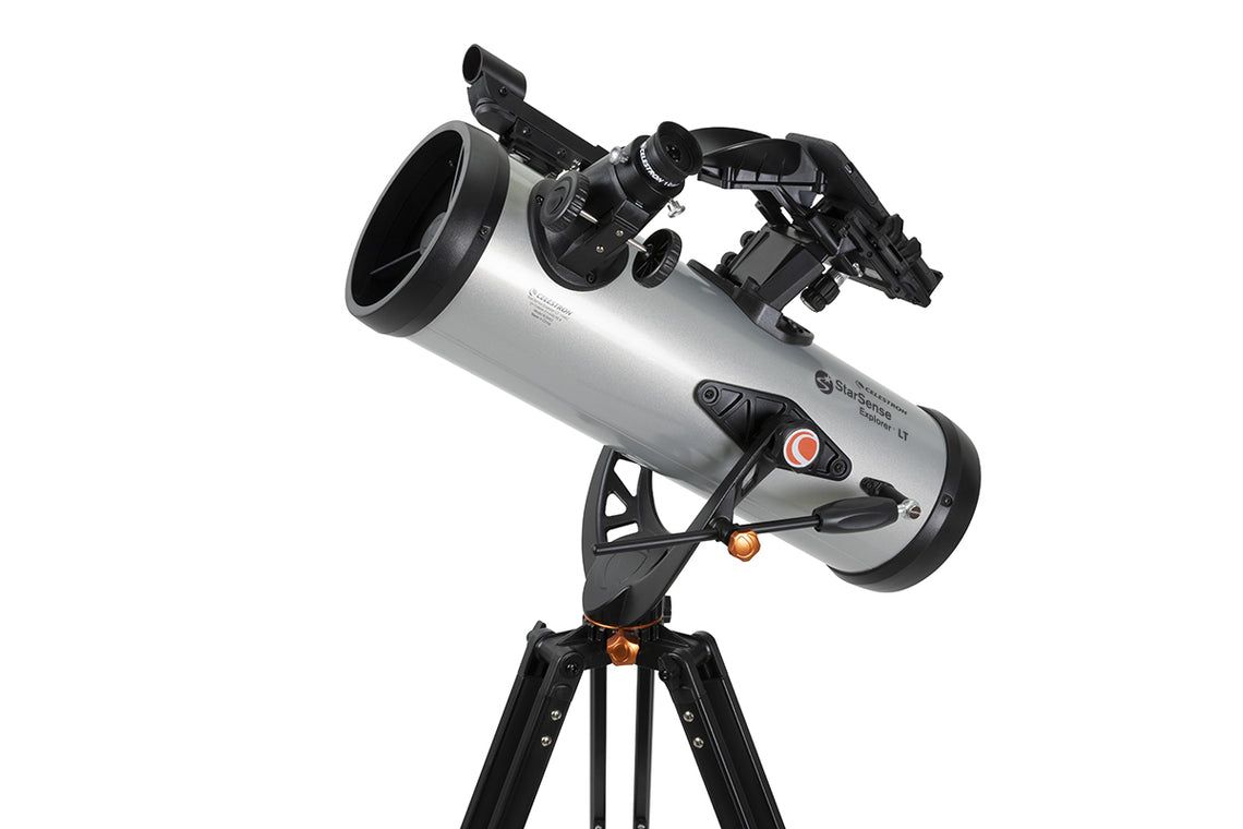 Celestron StarSense Explorer LT 114AZ Reflector Telescope - Black/Silver