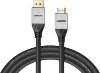 Celexon 1000015552 video kabel adapter 3 m HDMI Type A (Standaard) DisplayPort Zwart, Grijs
