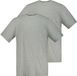 JP 1880 Heren T-shirts basic set van 2 ronde hals - Grijs melange - Maat 5XL
