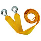 AA AA 3,5 ton 4 meter stevige sleepkabel AA6202 - gele sleepkabel in riem-stijl voor autopech en het slepen van andere voertuigen tot 3,5 ton