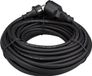 Perel Verlengkabel H05RR-F 3G1.5, 25 m, Rubber, Zwart
