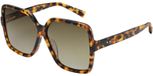 Elzusha - Lunettes de soleil carrées surdimensionnées pour femmes et hommes style rétro écaille de tortue gris